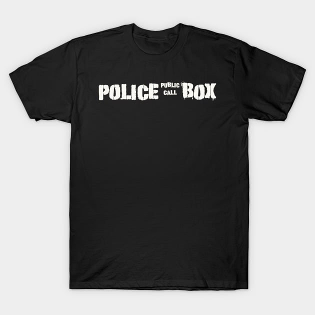 Police Public Call Box T-Shirt by Thisdorkynerd